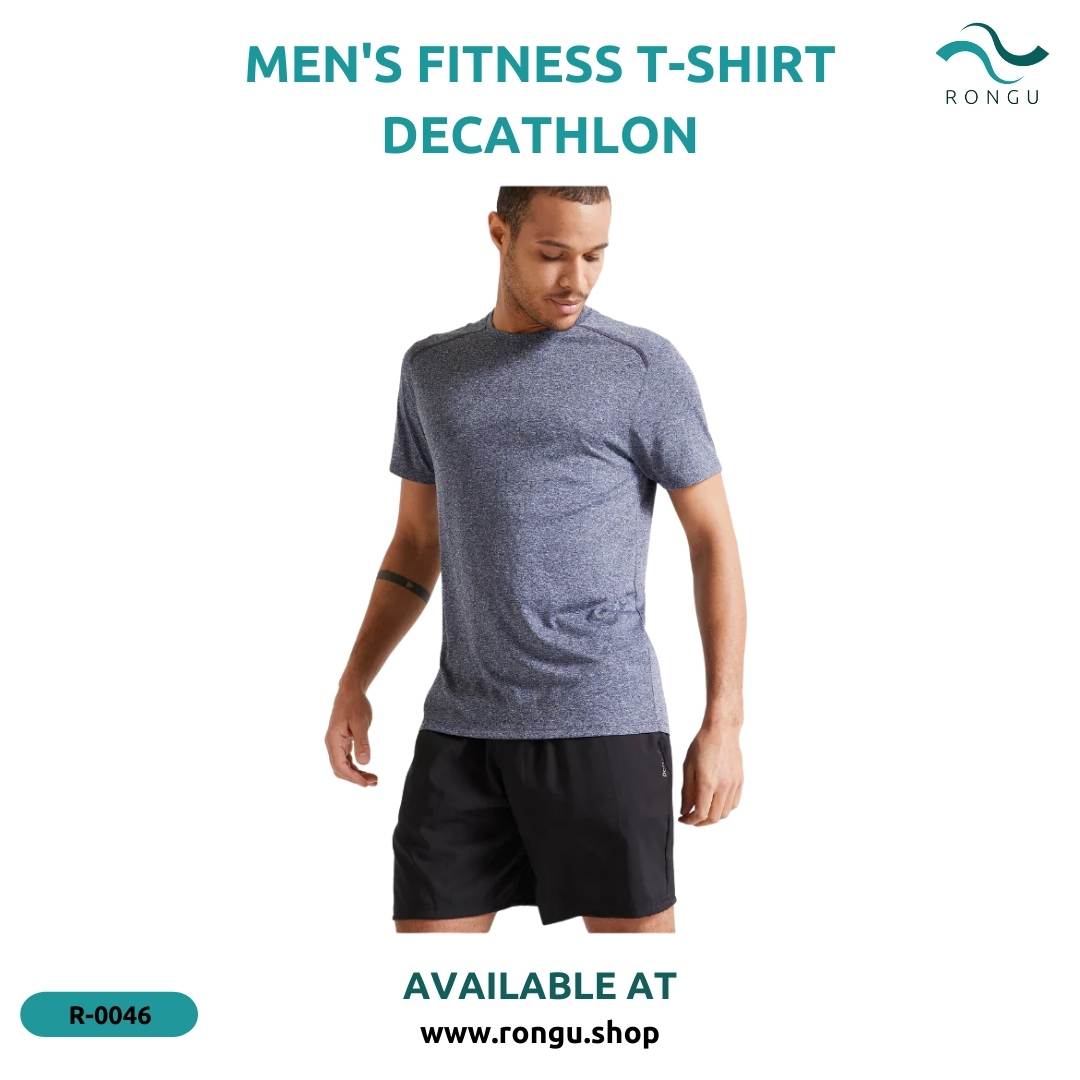 Men s Fitness Training Exercise T Shirts Decathlon Rongu Fitness