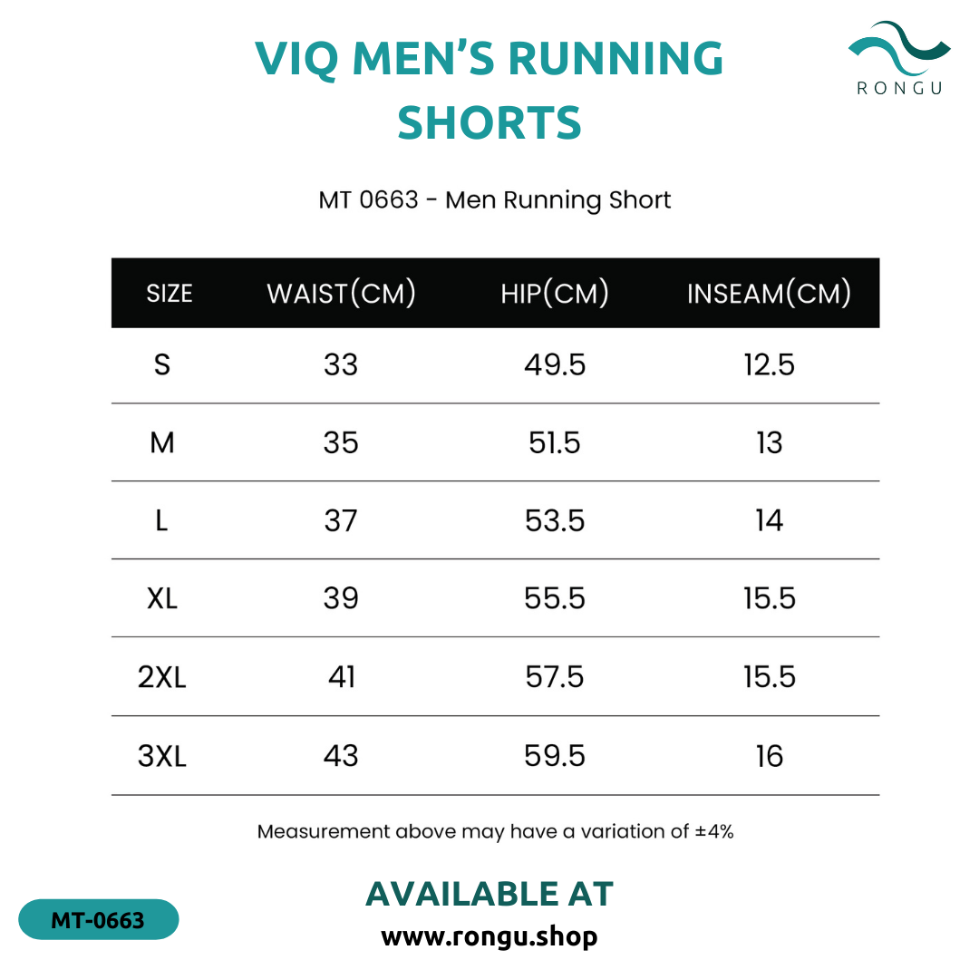 ViQ Men's Running Shorts