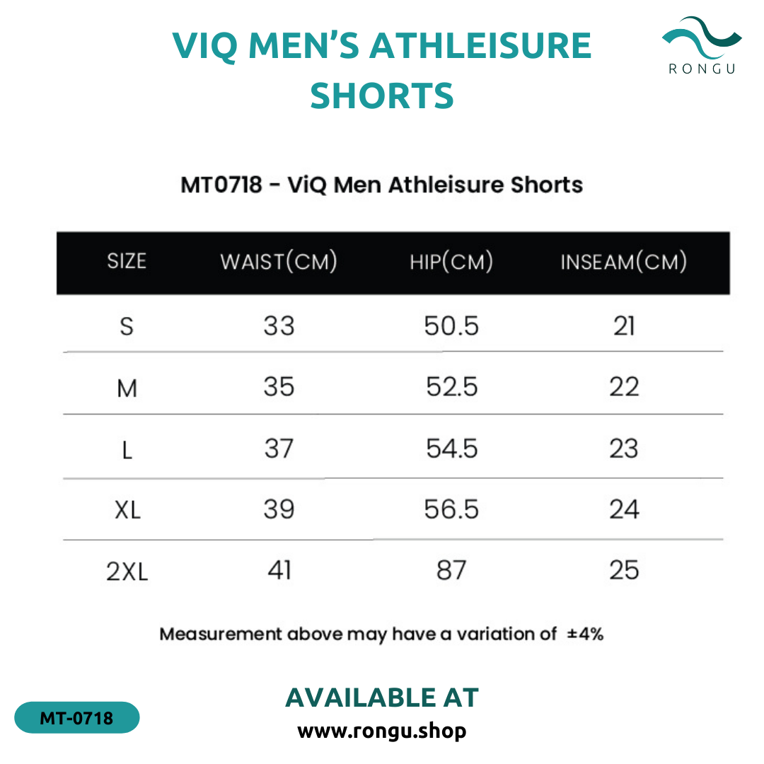 ViQ Men Athleisure Shorts