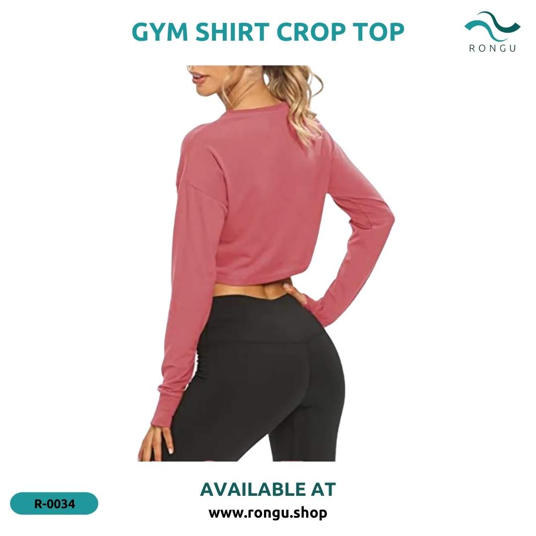 Gym Shirt Crop Top