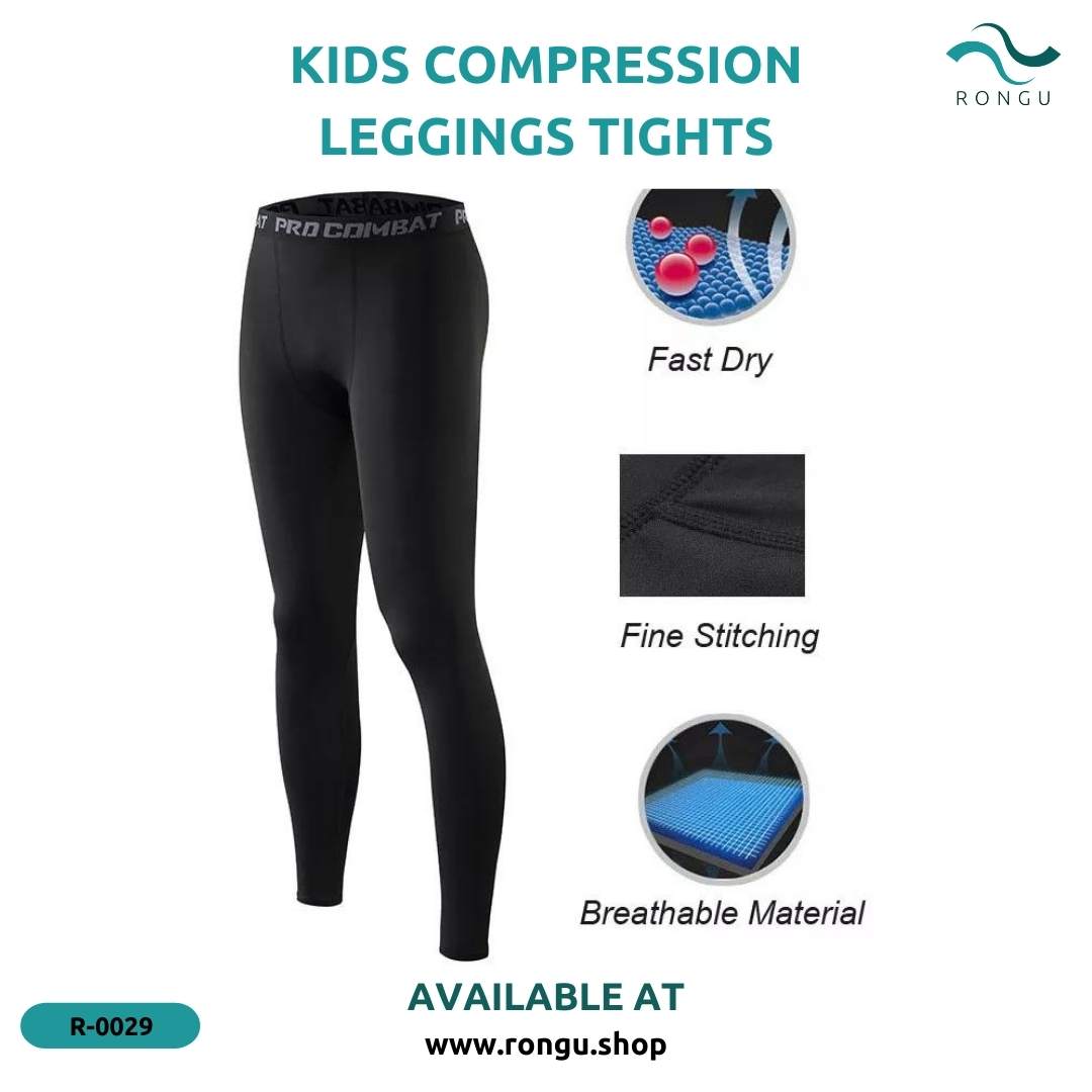 Kids Compression Leggings Tights