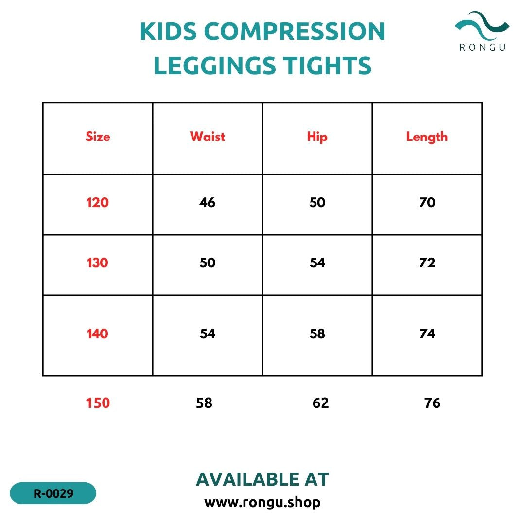 Kids Compression Leggings Tights