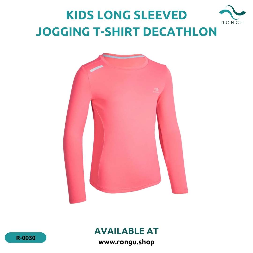 Kids Long-Sleeved Jogging T-Shirt - Decathlon