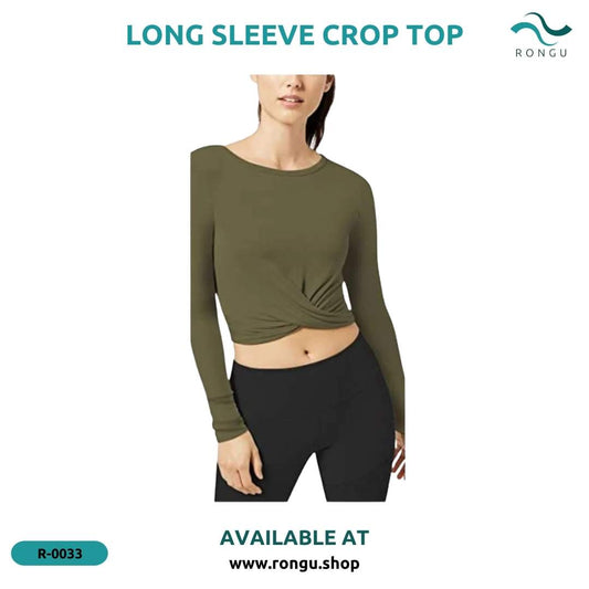 Long Sleeve Crop Top