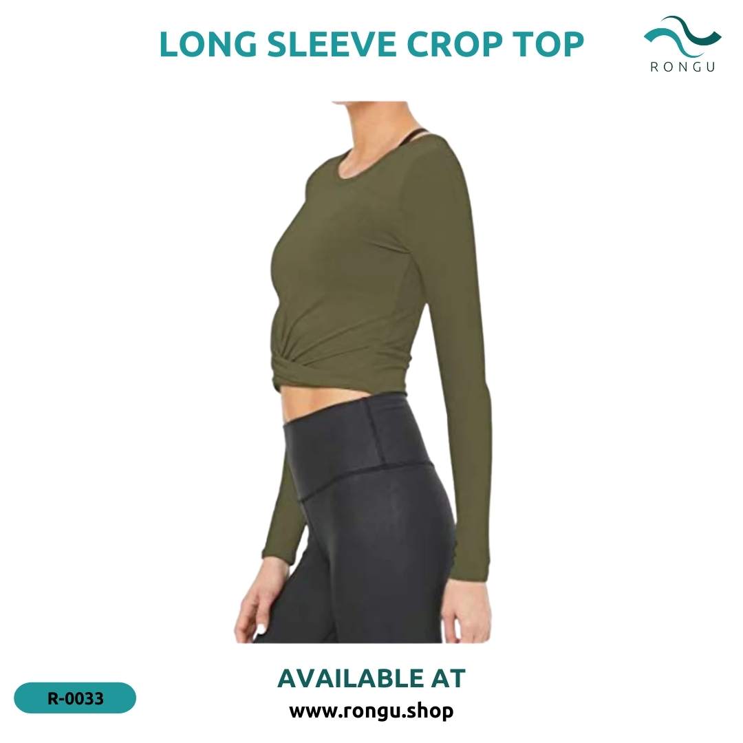 Long Sleeve Crop Top