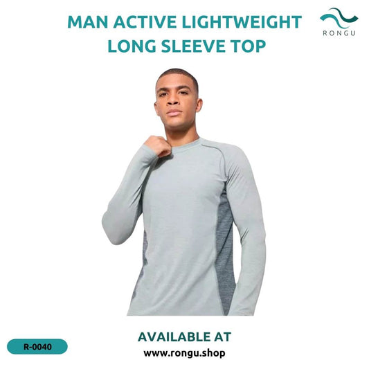 MAN Active Gym Lightweight Long Sleeve Top