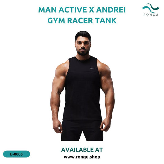 MAN ACTIVE X ANDREI GYM RACER TANK