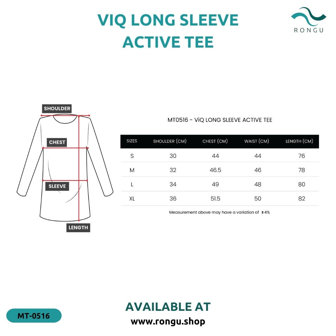 ViQ Long Sleeve Active Tee