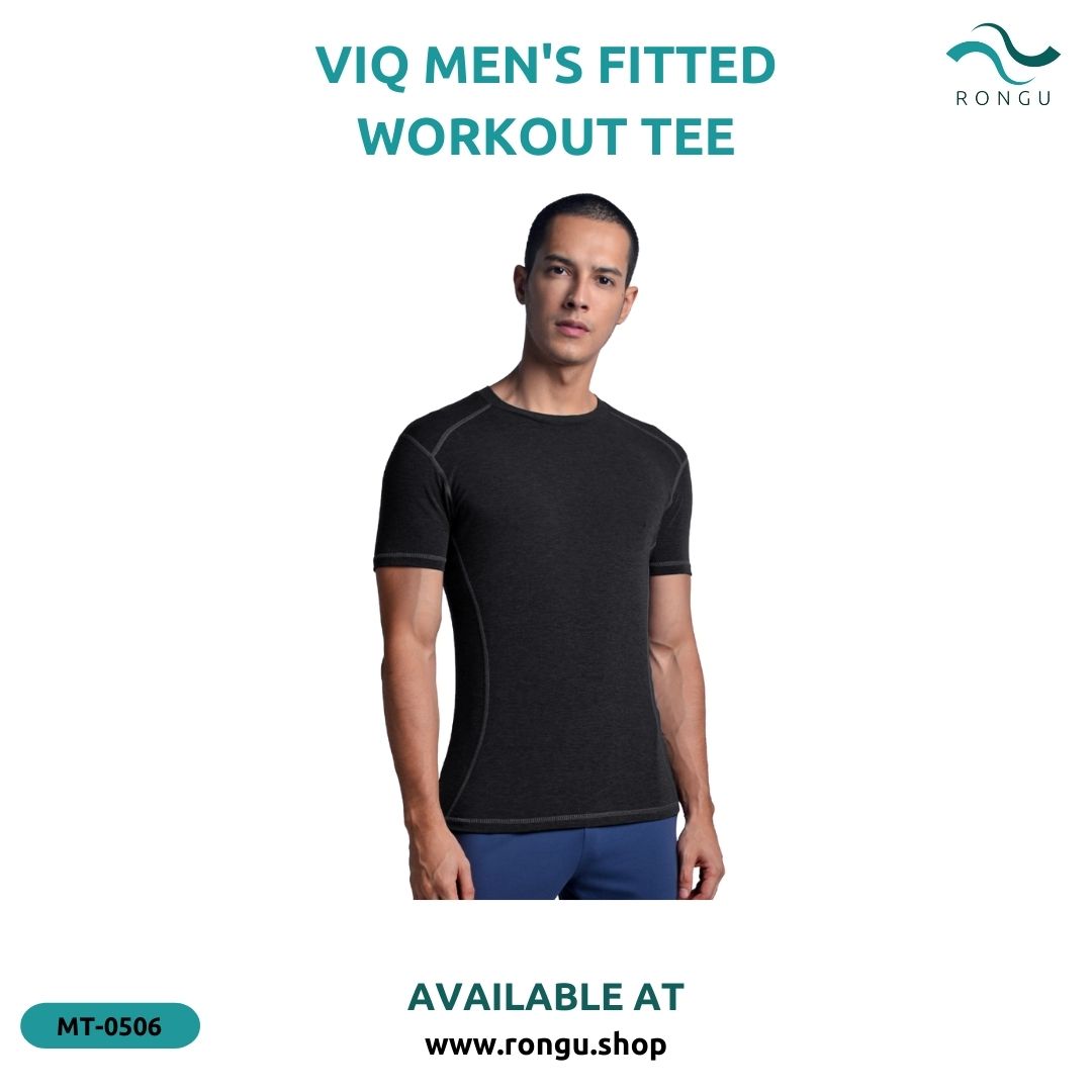 VIQ Men Fitted Workout Tee